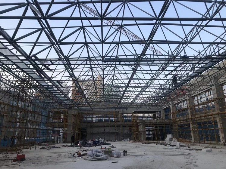 长宁第一附属小学体育馆网架
