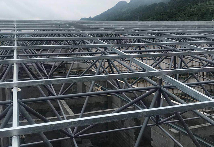 长宁学校艺体楼网架
